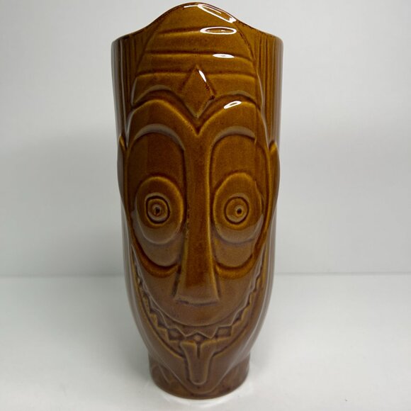 Disney World Polynesian Resort Trader Sams Grog Grotto Tiki Ceramic Mug Cup Rare - Picture 1 of 6
